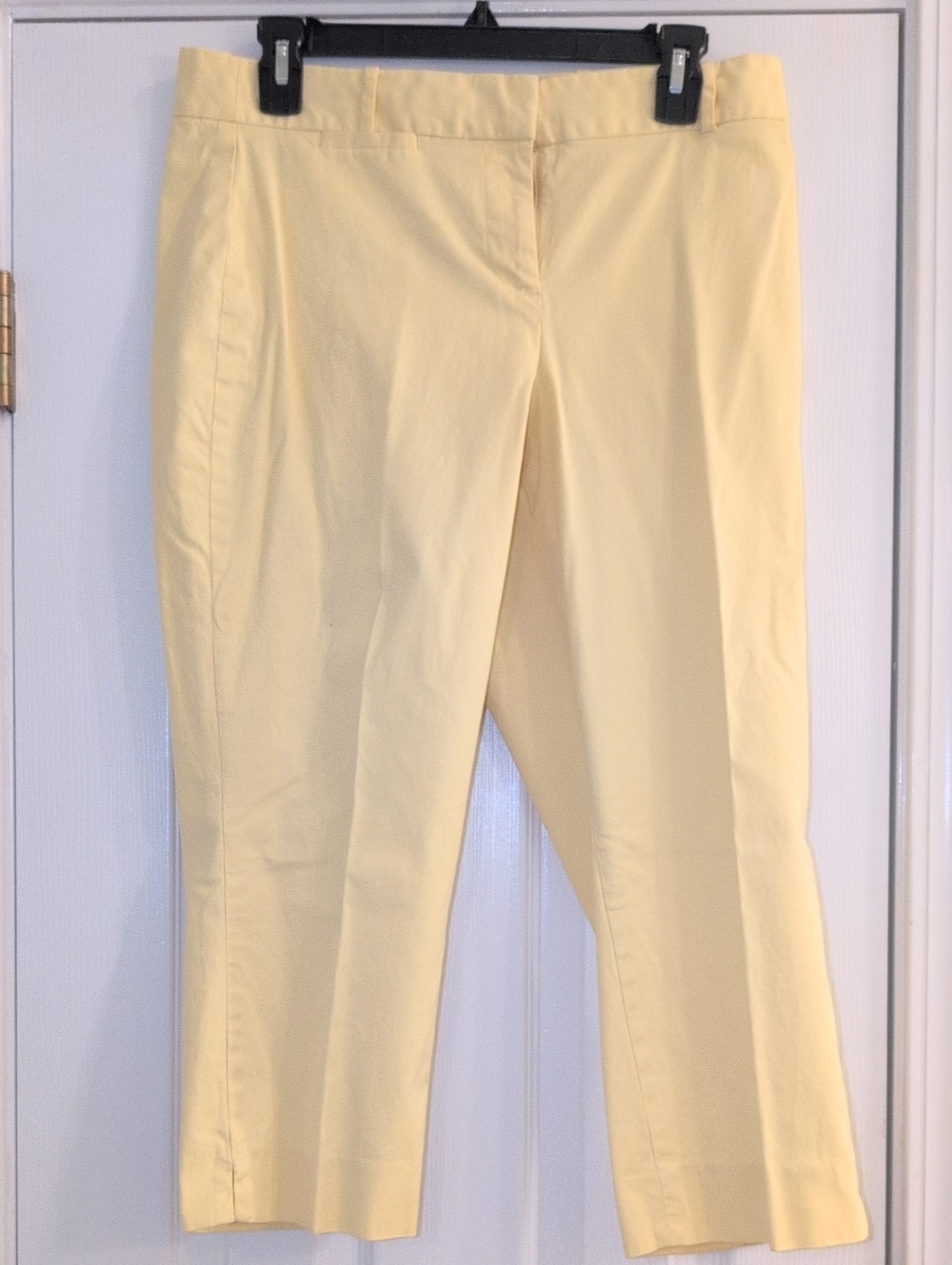 Talbots Light Yellow Cropped Dress Pants